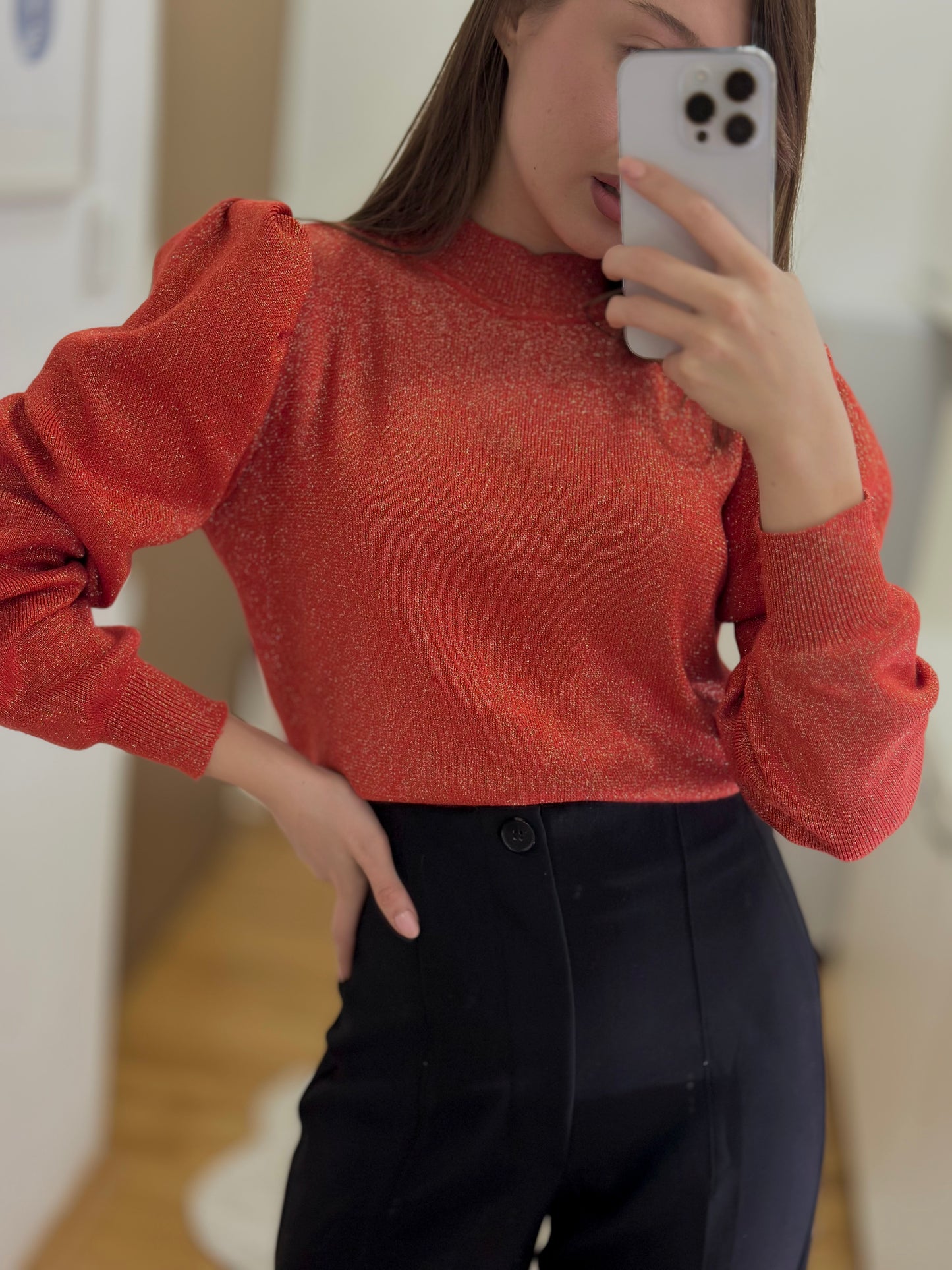 Портокалова Блуза