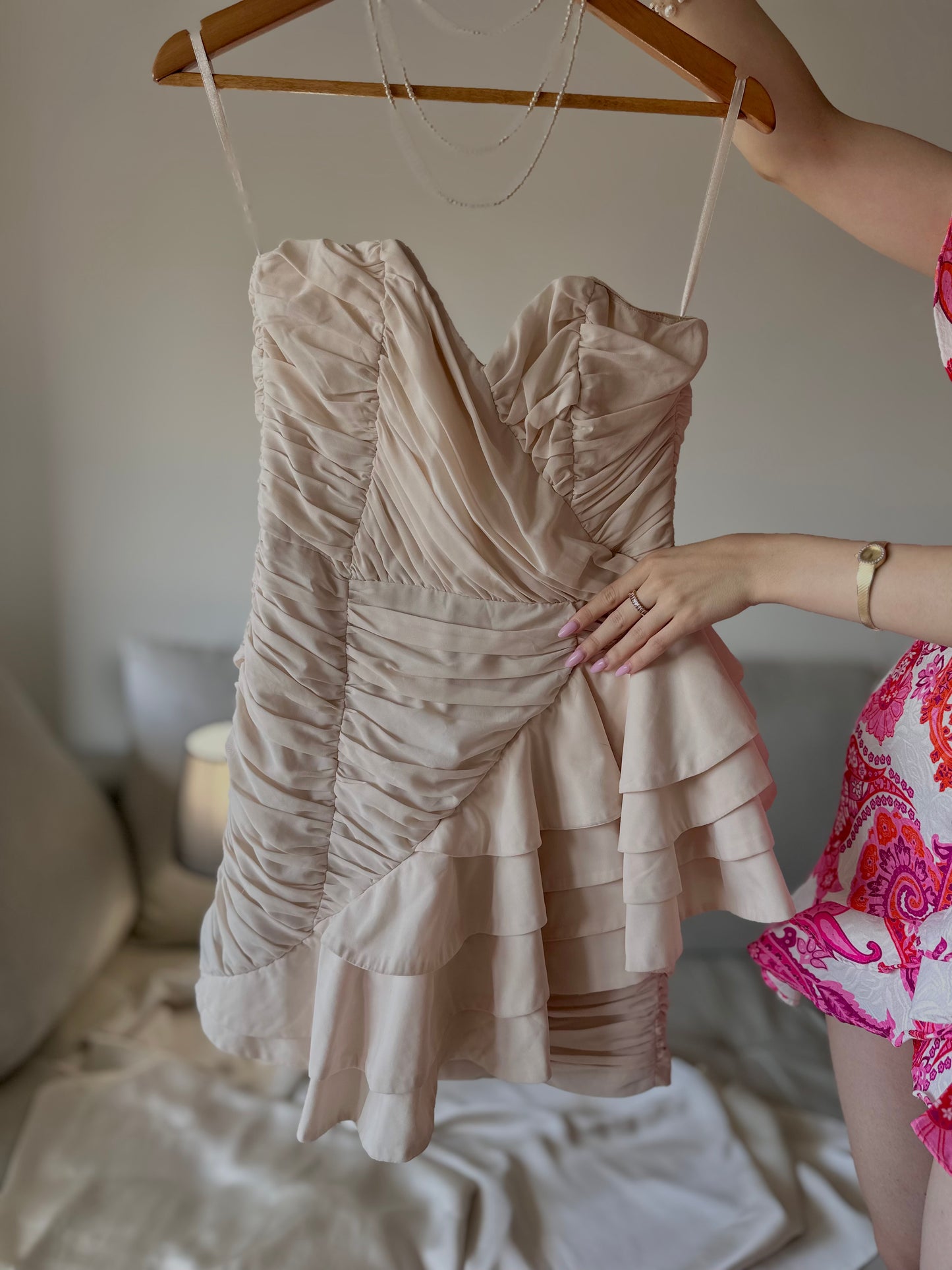 Champagne Mini Dress